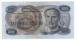 1000 schilling 1961 Ausztria Victor Kaplan Ritka 1.