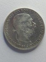 Ferenc József ezüst 5 Corona osztrák 1900