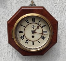 Wall clock, Art Nouveau.Video clock.