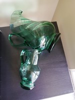 Üvegkancsók, zöld, formás, szép :-)
