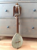 Antik Guzla népi egyhúros hangszer gyönyörű kézi munka