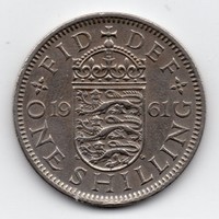 Nagy-Britannia 1 angol Shilling, 1961