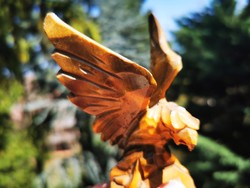 Carved turul bird