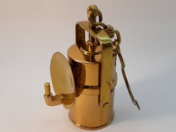 Mining lamp, carbide lamp 9 cm miniature copy