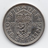 Nagy-Britannia 1 angol Shilling, 1962