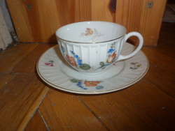 Antik hüttl tivadar kir udvari szállító porcelán teás csésze + alj