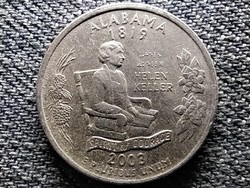 USA 50 State Quarters Alabama 1/4 Dollár 2003 D (id47178)