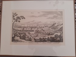  1638-as Buda és Pest rézkarc!
