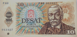 Csehszlovákia 10 korona 1986 UNC