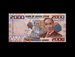 UNC - 2000 LEONES - SIERRA LEONE - 2010 (Új pénzük!)