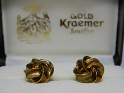 Gold Kraemer Juwelier 14 karátos Arany 8 gramm gyémánt csiszolású Mandzsettagomb