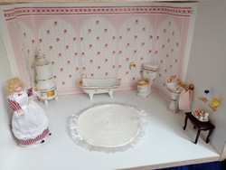 Babaház porcelán fürdőszoba