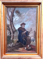 Színvonalas VANITAS-festmény! Ismeretlen festőművész – Memento Mori című festménye – 121.