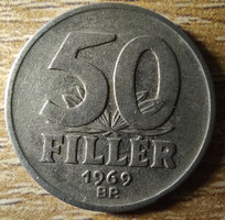 50 fillér 1969 BP.