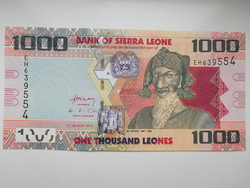 Sierra Leone 1000 leones 2013 UNC