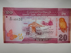 Sri lanka 20 rupees 2010 UNC