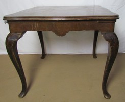 Antique neo-baroque card table