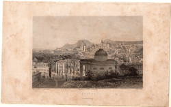 Lemberg, acélmetszet 1840, eredeti, 10 x 15, metszet, monarchia, Lviv, Galícia, Ukrajna, Lwów