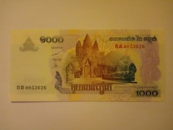  Unc 1000 Riels Kambodzsa 2007  !! 
