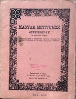 Gergely János: Magyar motívumok gyűjteménye (1926)