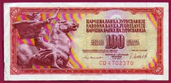 * Külföldi pénzek:  Jugoszlávia  1981  100 dinár