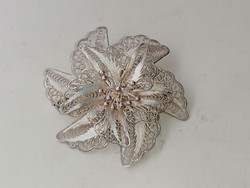 Ezüst filigrán csillag virág alakú medál 900 