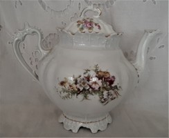 Virágos porcelán kanna 