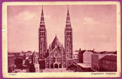 *B - 029   Posta tiszta  Szeged Fogadalmi templom (Weinstock fotó)