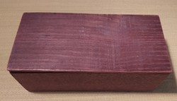 Fa doboz - 20.sz. eleje - ékszertartó - bizsutartó - 7 x 10 x 20 cm.