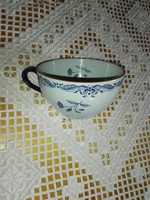 Ritka,svéd vékony porcelán ,kék kávés-teás csésze.