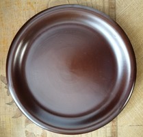 Tófej kerámia lapos tányér