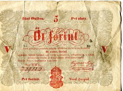 Kossuth bankó,  5 Forint, 1948