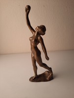 Art Deco bronz akt szobor (Maugsch?)