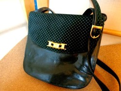 BALLY zöld vintage bőr táska
