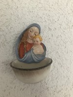 Régi Hummel szenteltvíz tartó Mária Kis Jézussal nagyon szép