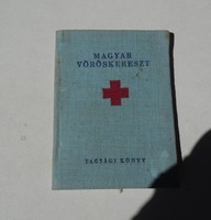 Retro nosztalgia igazolvány -5- Magyar Vöröskereszt tagsági könyv