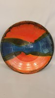Large retro laborcz monica ceramic wall bowl