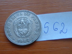 PANAMA 5 CENTÉSIMOS DE BALBOA 1962 #562