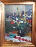 Csabai Kálmán 1976 / Meadow Flower Still Life