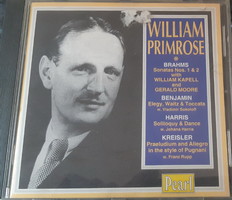 WILLIAM PRIMROSE VIOLA    -  BRÁCSA - MÉLYHEGEDŰ     CD