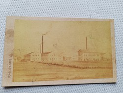 CdV vizitkártya vizitportré Gyár 1870 körül