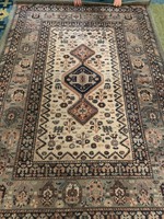 Azerbajdzsáni QUBA zöldes árnyalatú antik szőnyeg