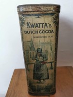 100 éves Kwatta holland kakaò fém Doboz