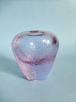 Gyönyörű,art deco buborékos üveg váza