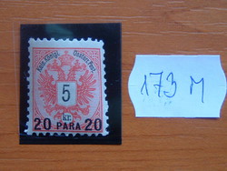OSZTRÁK Török-birodalmi osztrák Posta 20 PARA / 5 KR 1888 osztrák postai bélyeg  173M