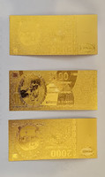 3db Millennium emlékére kiadott 2000 forintos aranyozott emlék pénz