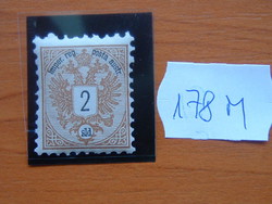 OSZTRÁK Török-birodalmi osztrák Posta 2 SLD 1883 címer - felirat: "Impe. Reg. 178M