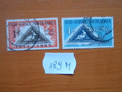 DÉL-AFRIKA 2 DB 1953 A Jóreménység fokának első bélyegzőinek 100. évfordulója 189M