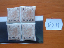 OSZTRÁK Török-birodalmi osztrák Posta 8 /2 PARA 1890. 4-DB 180M