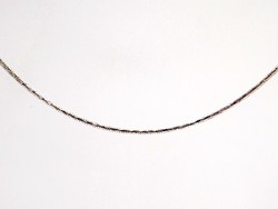 Engraved white gold necklace (zal-au94281)
